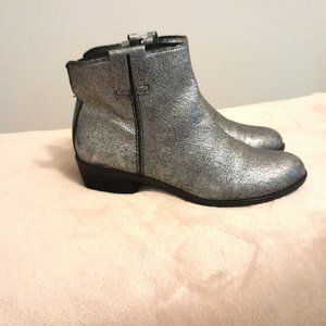 Metallic Sam Eldeman Booties